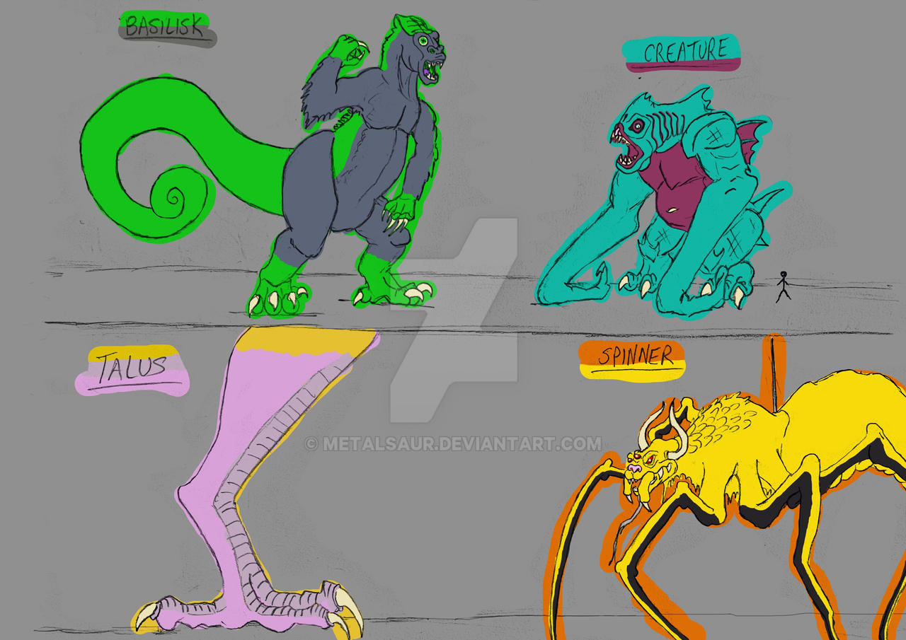 Mad Movie Monsters (Updated) Colors by Metalsaur on DeviantArt