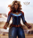 Captain Marvel by Arkenstellar