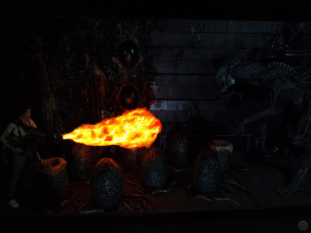 Alien Queen Hive diorama by ShaolinCustoms on DeviantArt