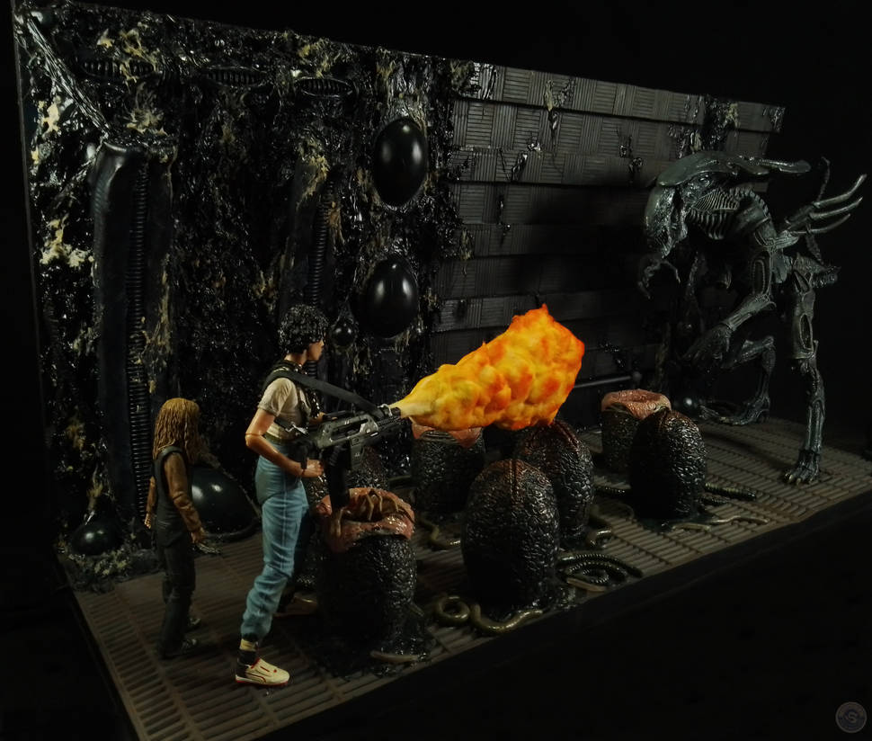 Aliens Queen Hive diorama by ShaolinCustoms on DeviantArt