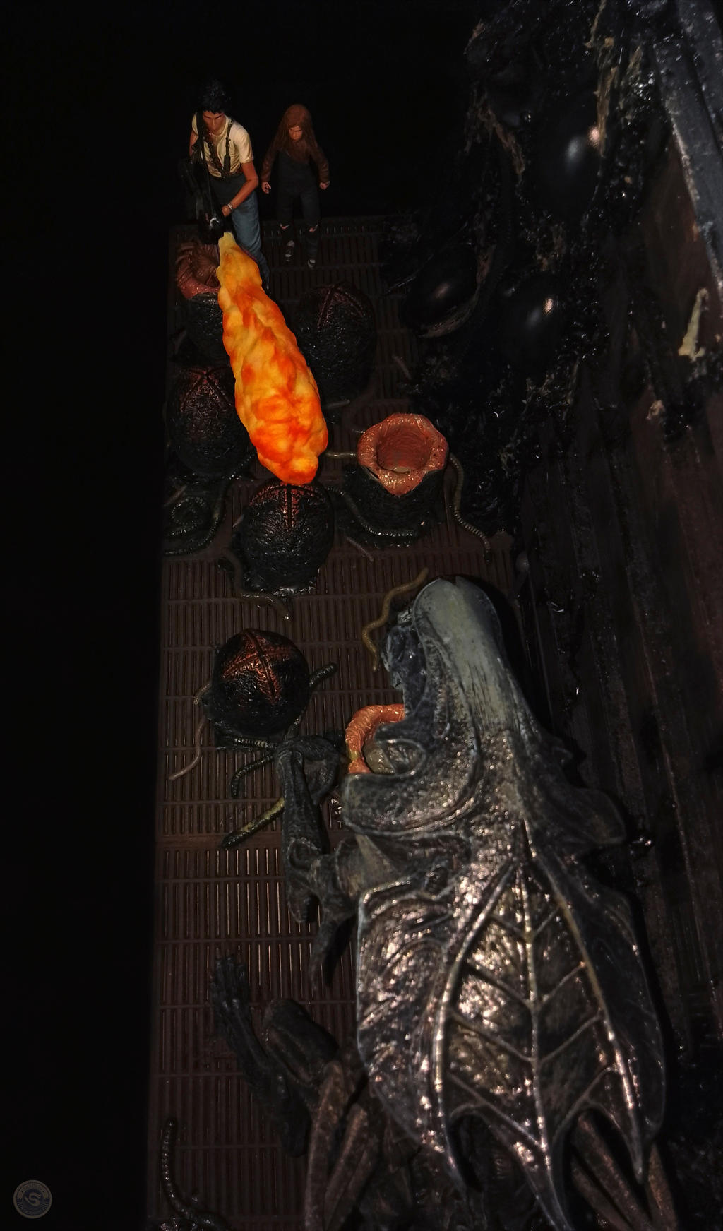Aliens Queen Hive diorama by ShaolinCustoms on DeviantArt