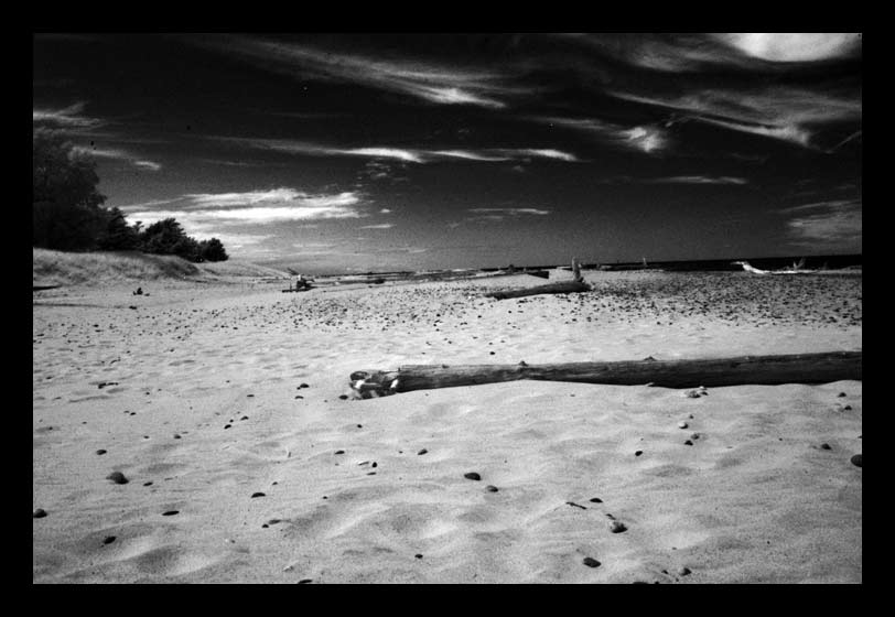 Infrared on the Beach