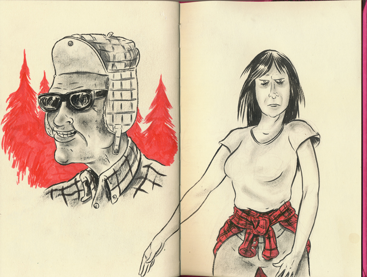 The Pink Sketchbook page 25