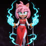 Amy Rose (Ghost of the Future) ghost form