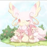 Mother and children (Audino)