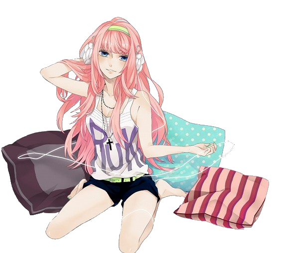 Free: Megurine Luka Vocaloid Anime Rendering, anime girl