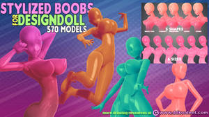 Stylized Boobs for DesignDoll + Discount Code