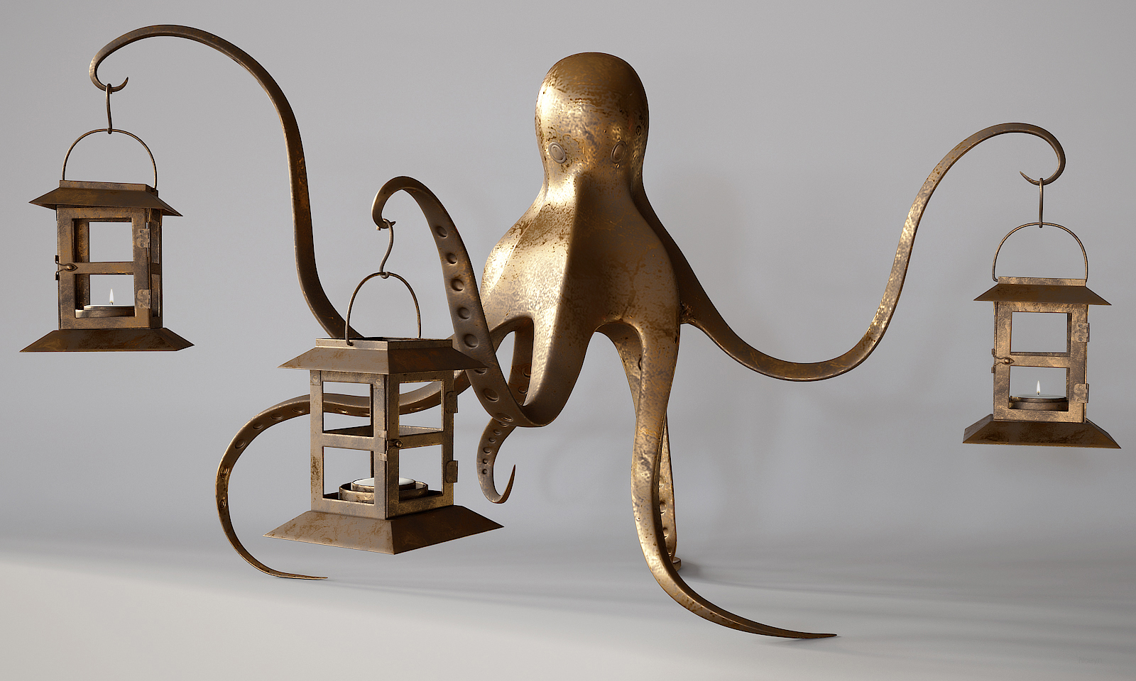 Vrijwel koud leerplan Octopus Lamp by ANoeyn on DeviantArt