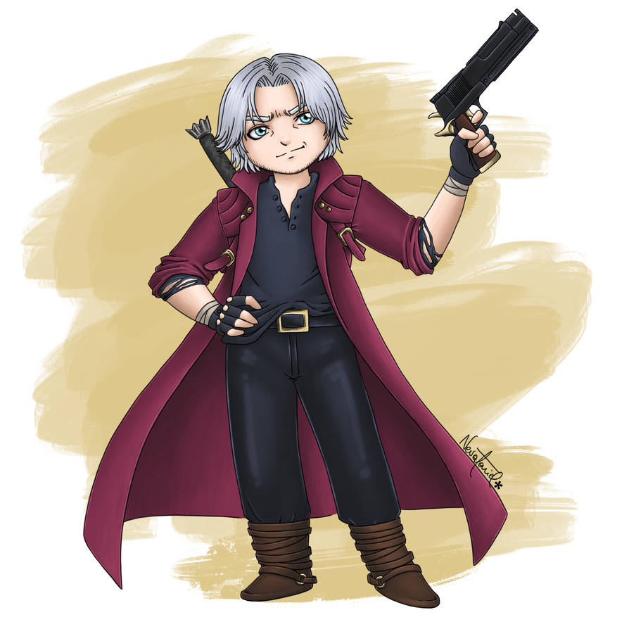 Alam_Cartoon (Commission Open) on X: Dante Devil May Cry Fanart