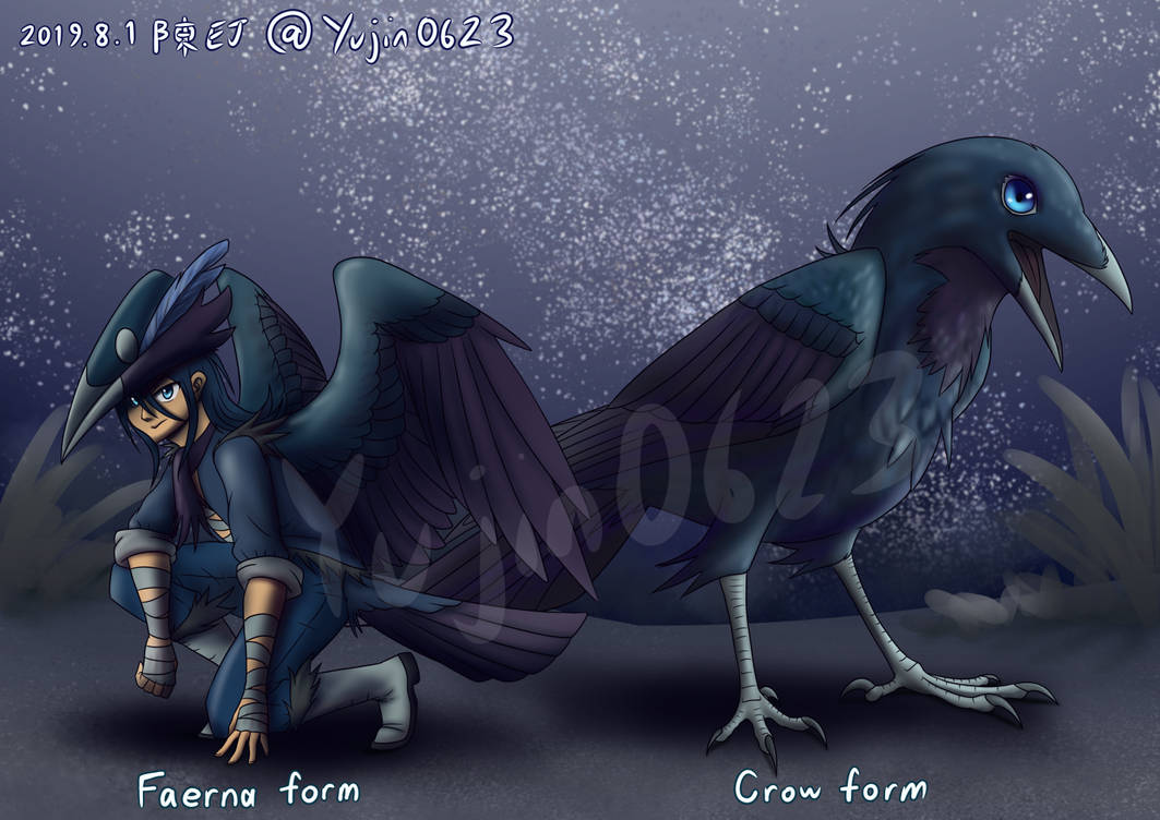Coron the crow Faerna by Yujin0623 on DeviantArt