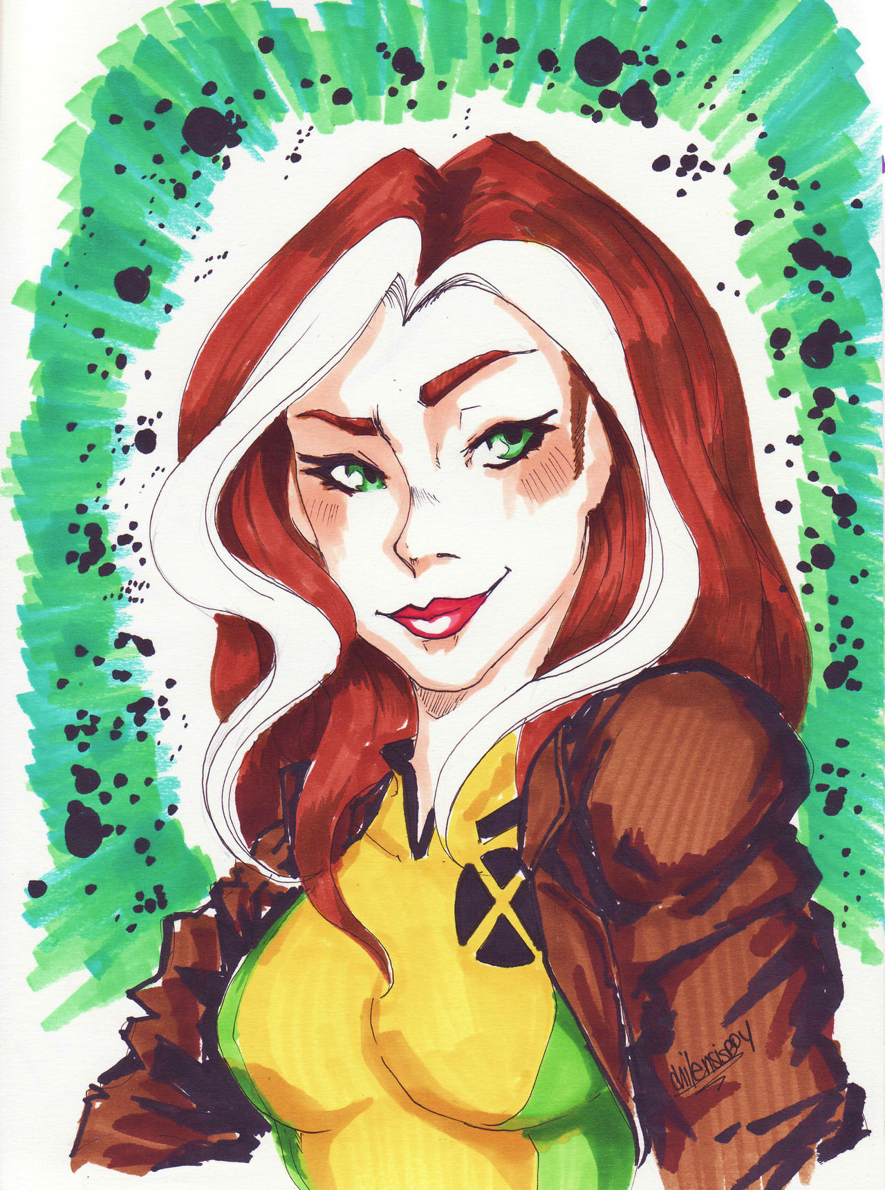 Rogue Inks Deviantart Rogue by despreocupabloart on DeviantArt