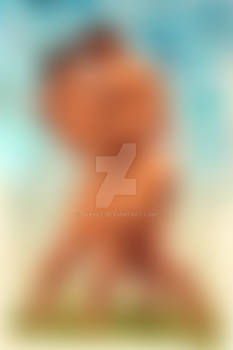 A366. Naked Cartoon Bearhug