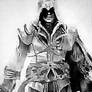 Assasins creed II Ezio pencil drawing