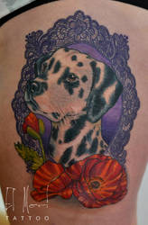 little memorial dog tattoo