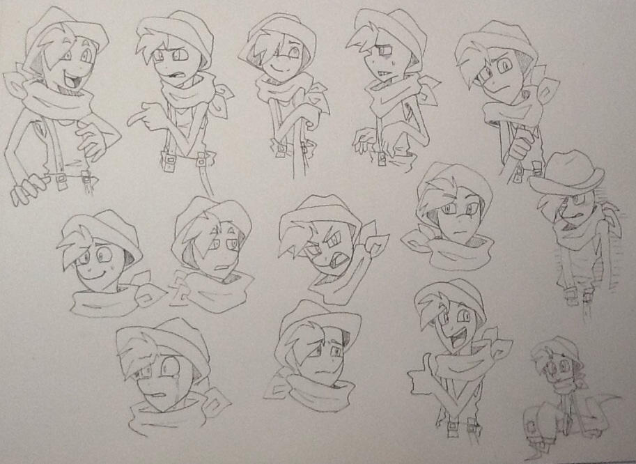 Character design process 3 by UnknownSpy on DeviantArt