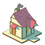 Pixel House Gif