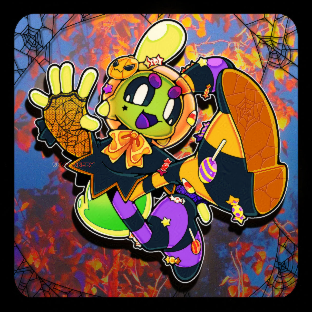 Spooky Sploot Time by UnknownSpy on DeviantArt