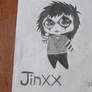 Chibi drawing of Jinxx from Black Veil Brides