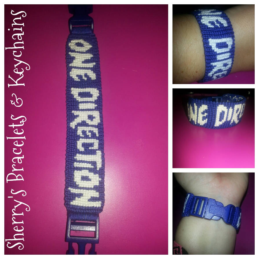 One Direction friendship bracelet by kornkob95 on DeviantArt