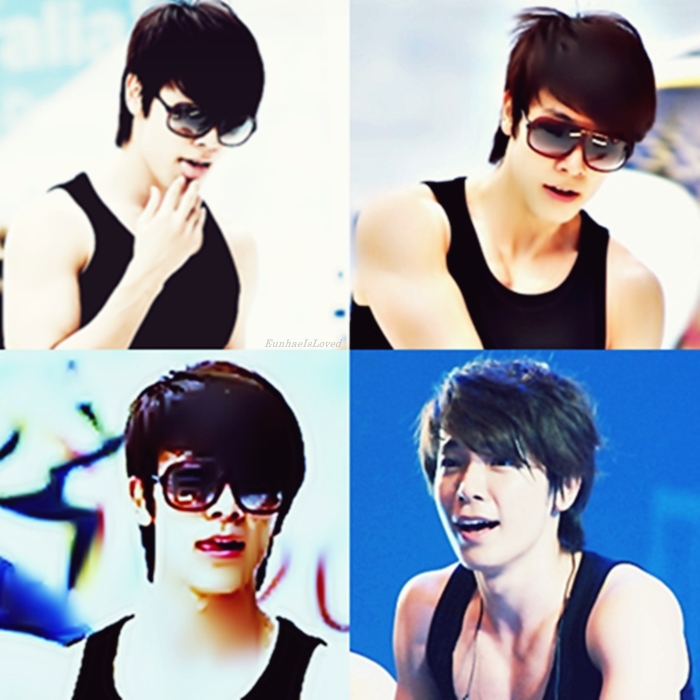 Donghae in Black Wifebeater