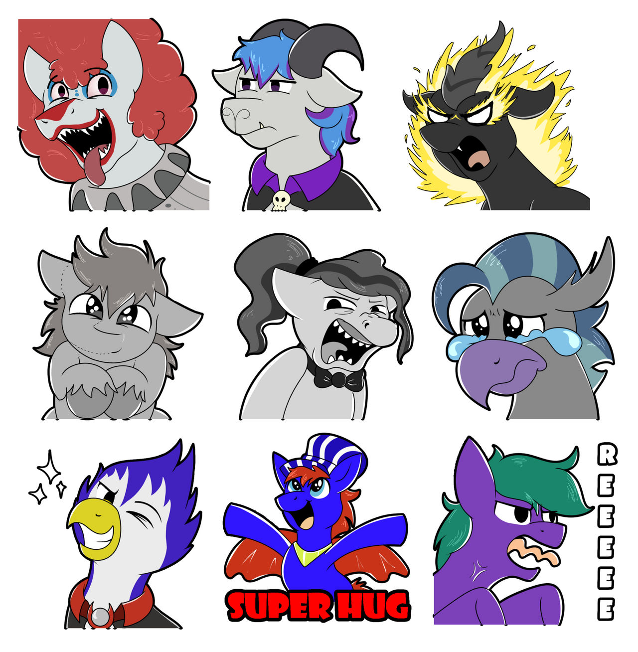 Emoji pack by LittleTigressDA on DeviantArt