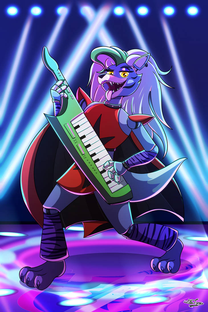 Roxy on stage by LittleTigressDA on DeviantArt