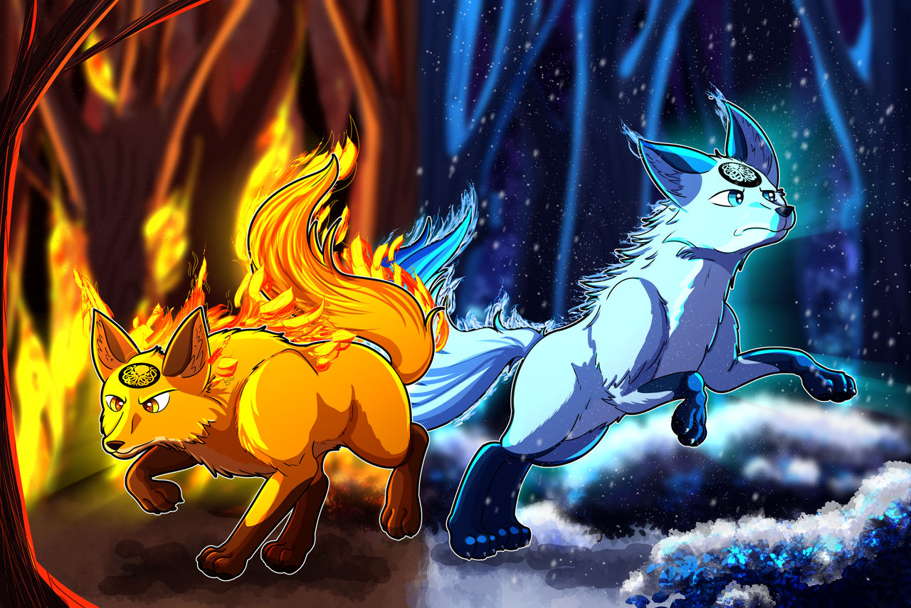 Spirit Fox From Rabbit Spirit Foxes by LittleTigressDA on DeviantArt