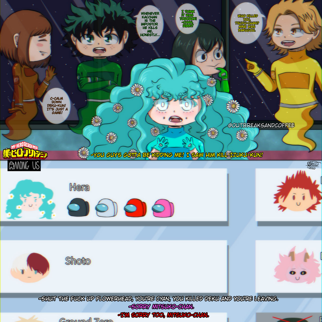 Bnha Oc Among Us Saga 3 By Sasamochigabisu On Deviantart