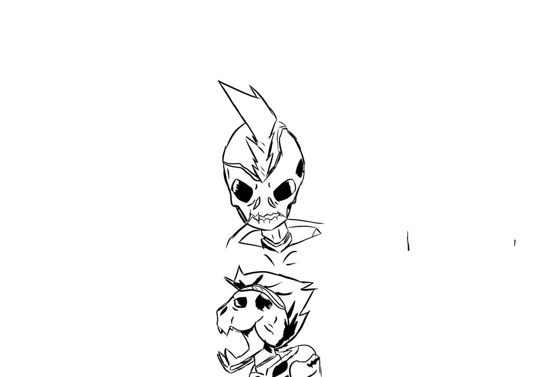 Skull Anime by dregter on DeviantArt