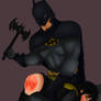 Batman spanks bat girl {Cassie}