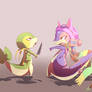 ICE-STAR Snivy and baginazard