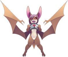 Red-eye-bat