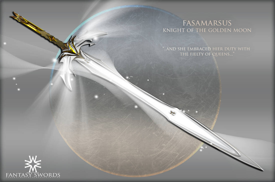 Moon sword. Меч фэнтези. Wayanoru меч. Золотой меч фэнтези. Оружие греческих богов.