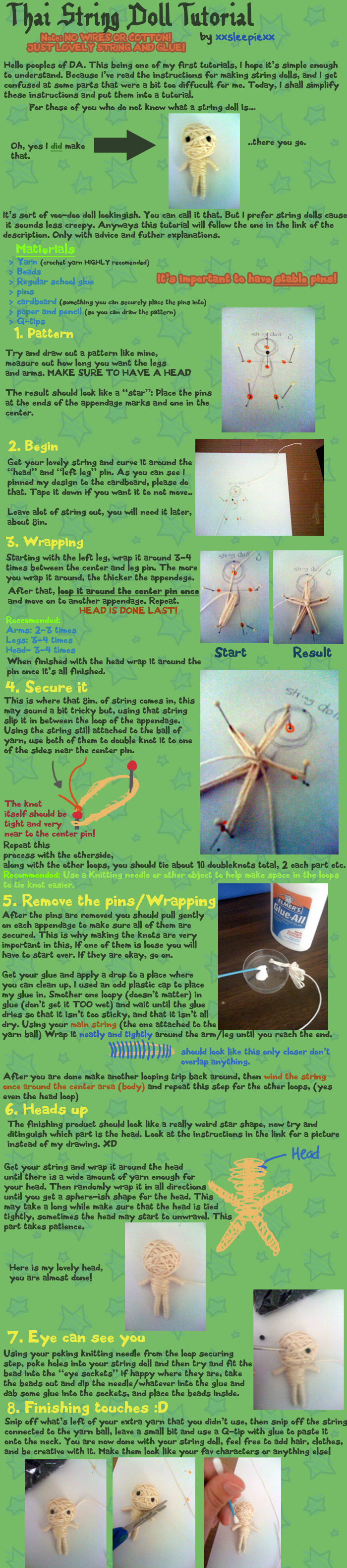 Human String Doll String Doll Tutorial by xXSleepieXx on DeviantArt