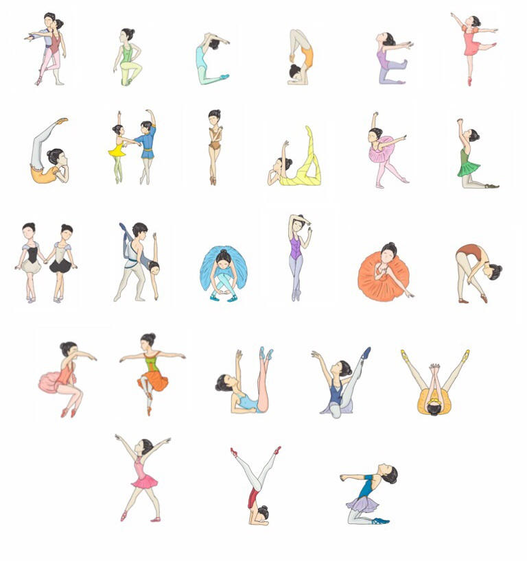Ballet Alphabet by MorjanaCecona on DeviantArt