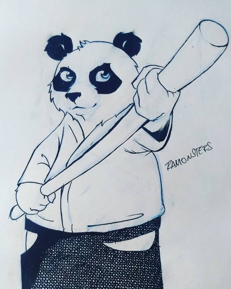 Panda aikidoka