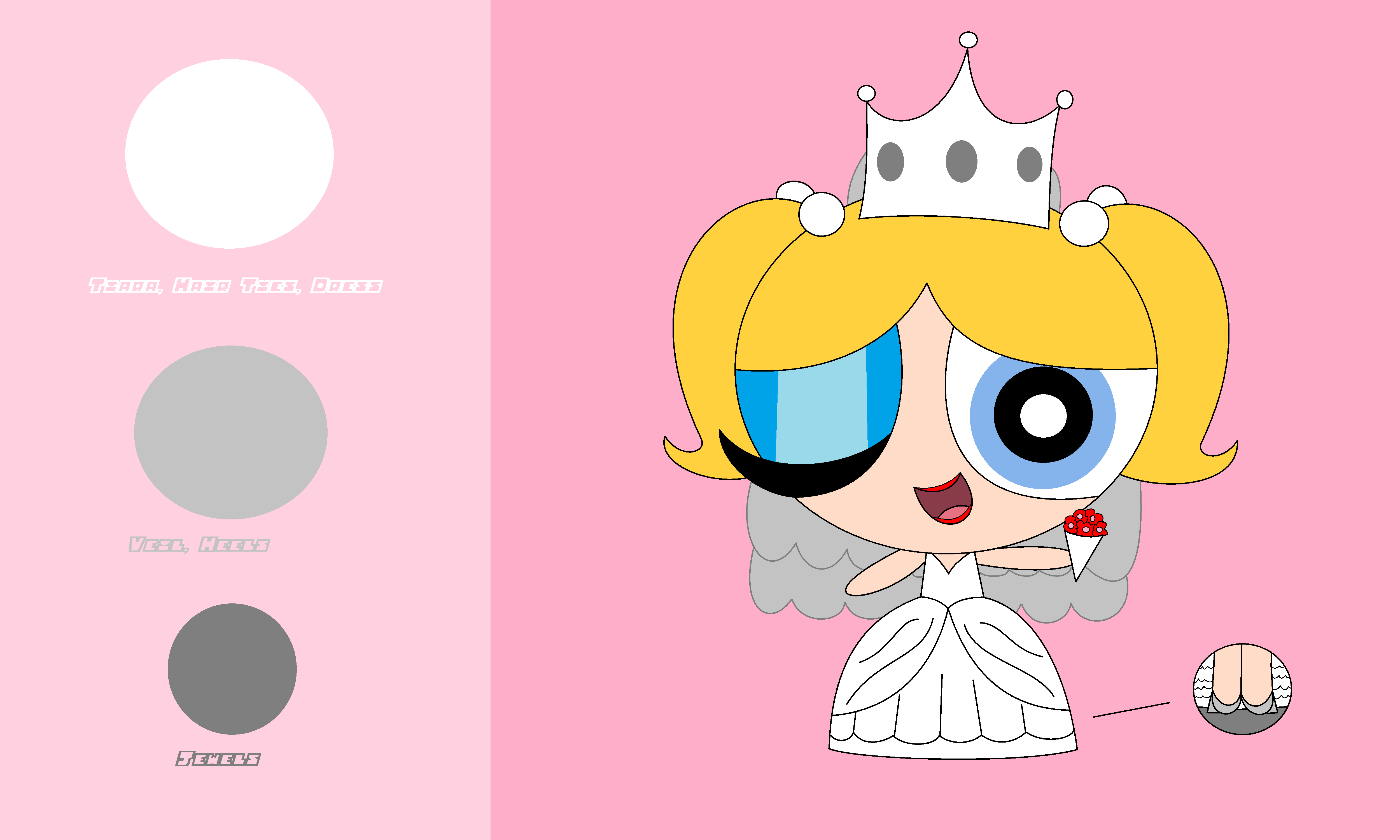 Bubbles Wedding Outfit Reference by JavierRowdyruff on DeviantArt