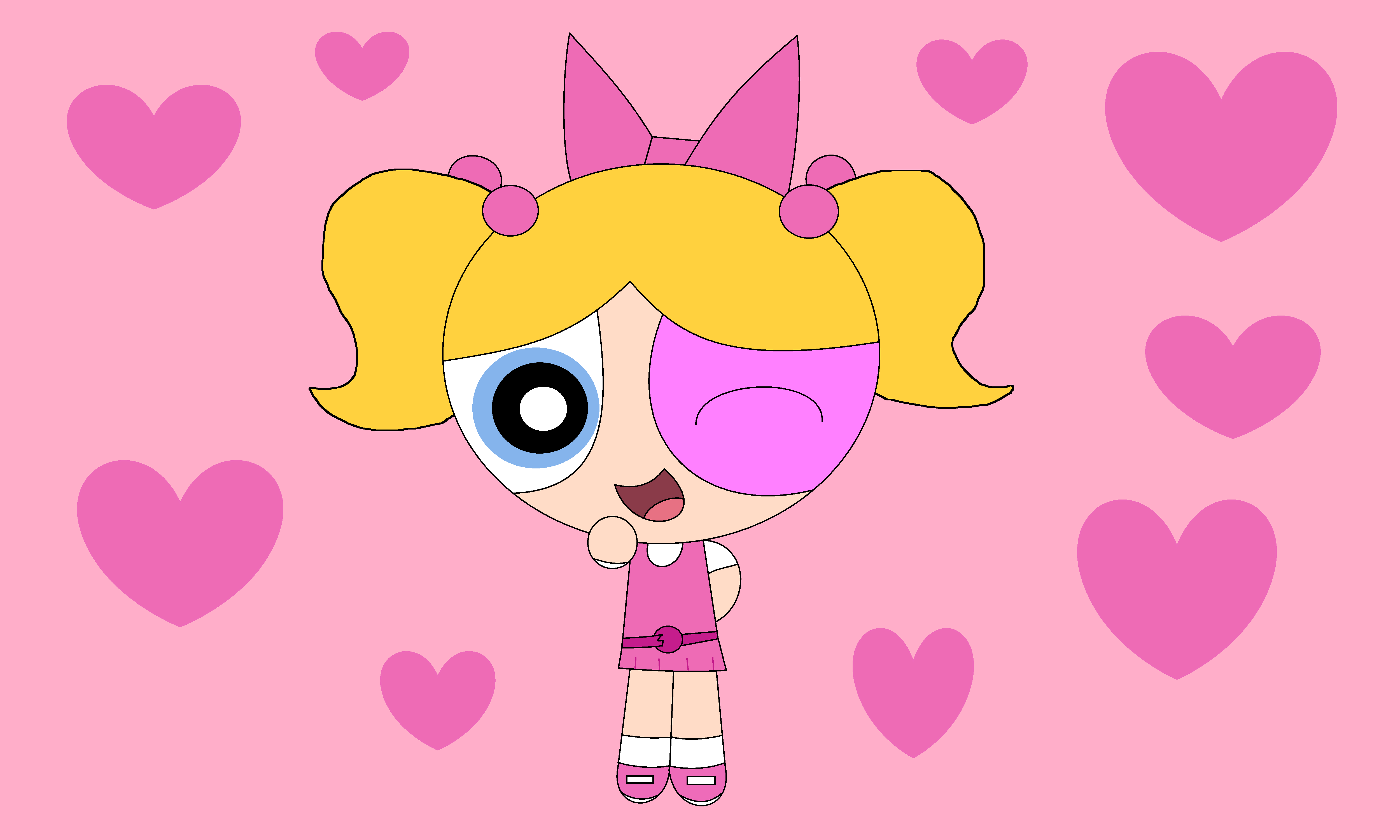 Bubbles as Isabella by JavierRowdyruff on DeviantArt