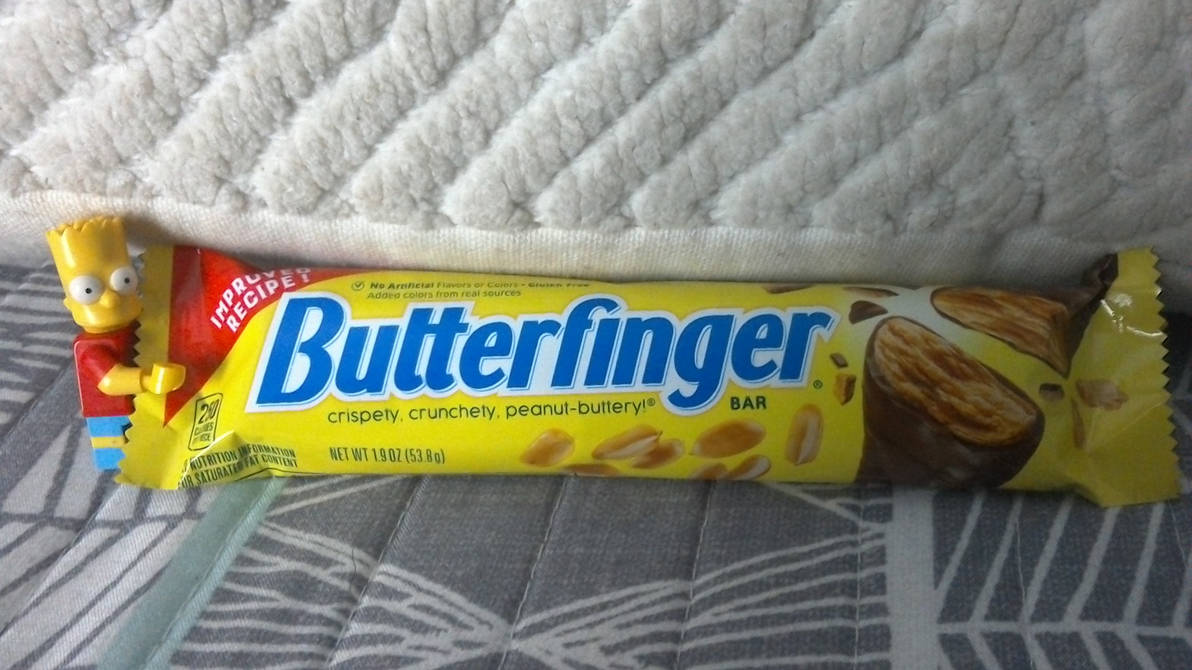 Nobody Lays A Finger On My Butterfinger Nobody better lay a finger on my Butterfinger by JavierRowdyruff on