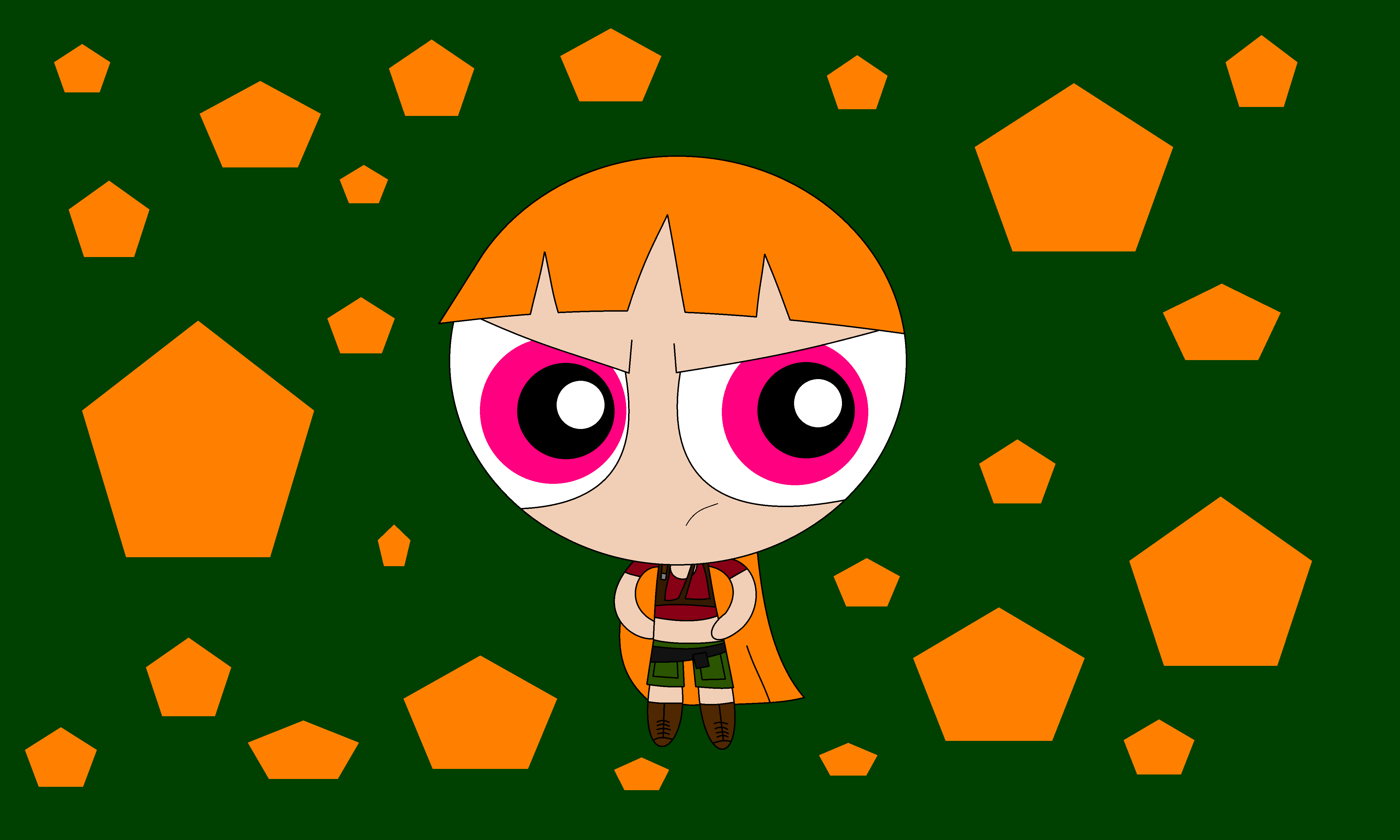 Blossom as Ruby Roundhouse by JavierRowdyruff on DeviantArt