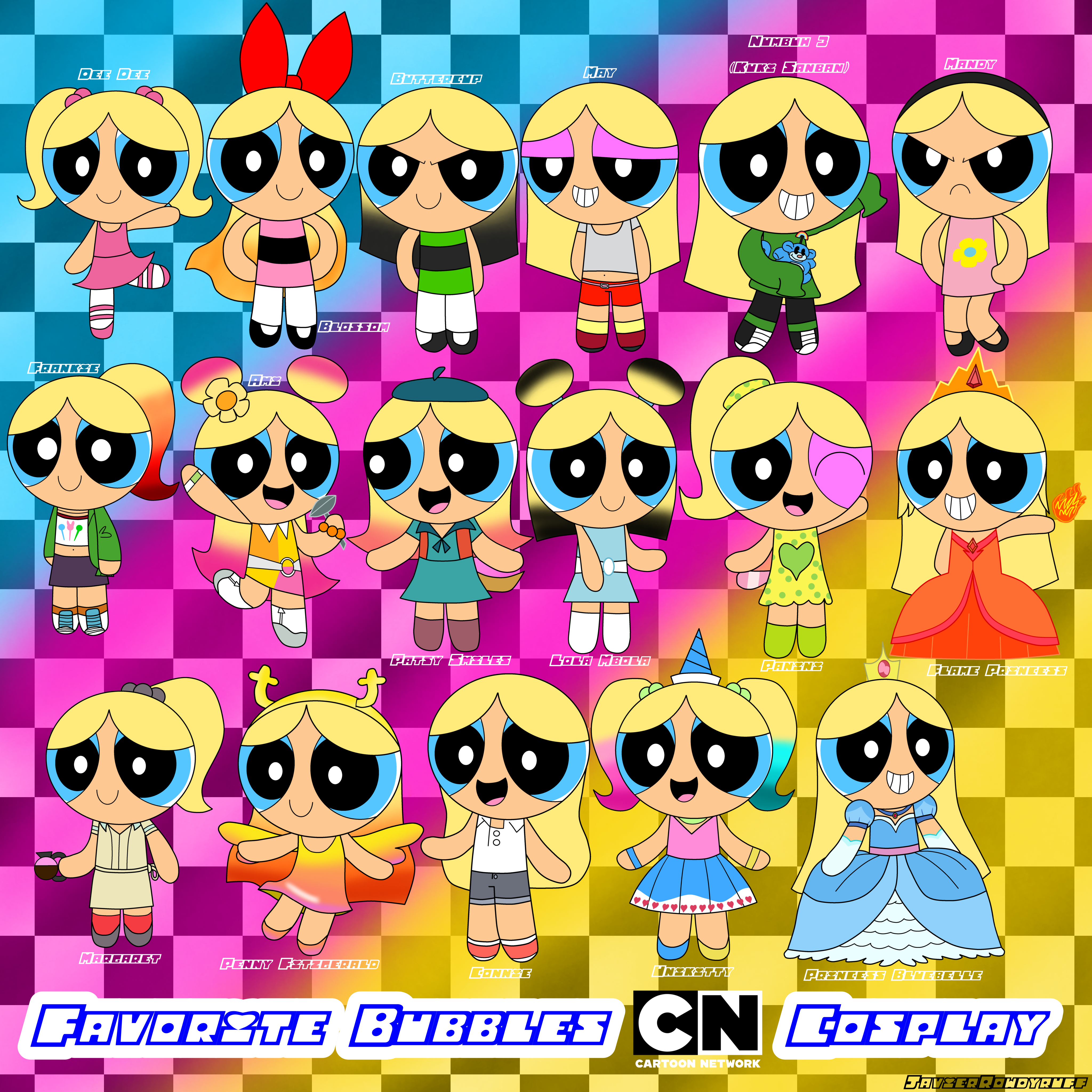 Bubbles Cartoon Network Cosplays by JavierRowdyruff on DeviantArt