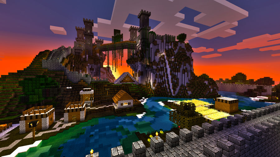 Small Mountain Castle - Minecraft by NewbieArt1st on DeviantArt