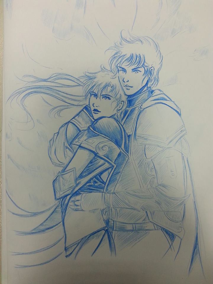 Haruka and Seiya fantasy wip