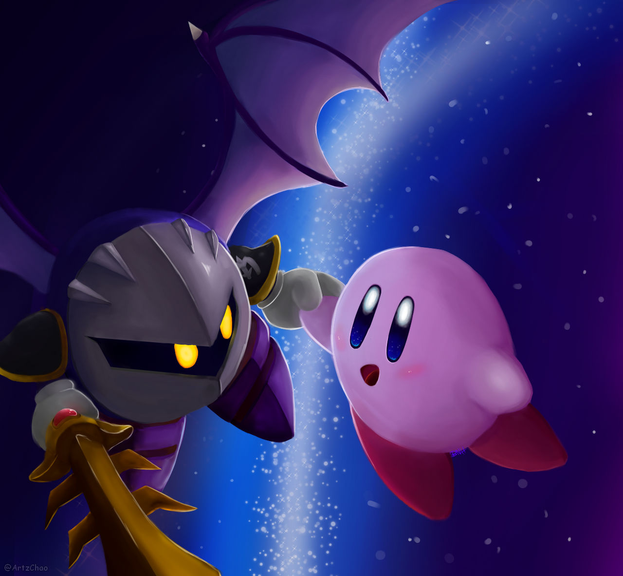 Meta Knight Graphics Dream Friend Meta Knight by ArtzChao on DeviantArt