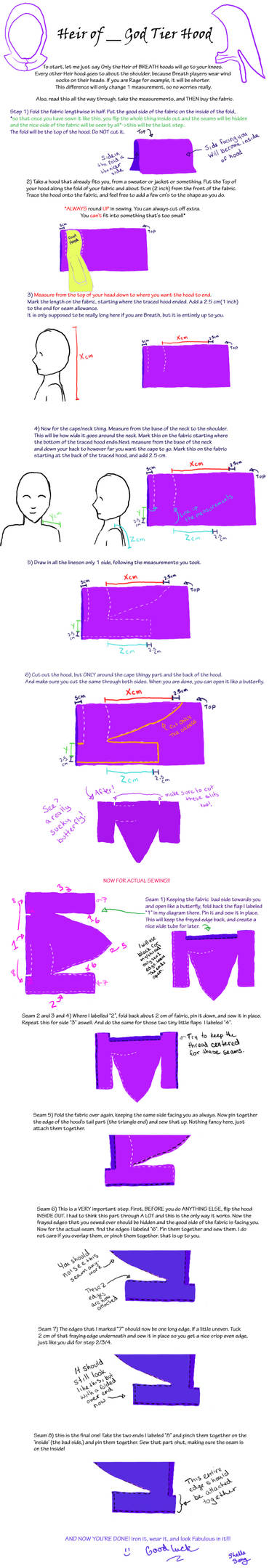 Homestuck Model Tutorial Homestuck Heir hood cosplay tutorial by ShelleSong on DeviantArt