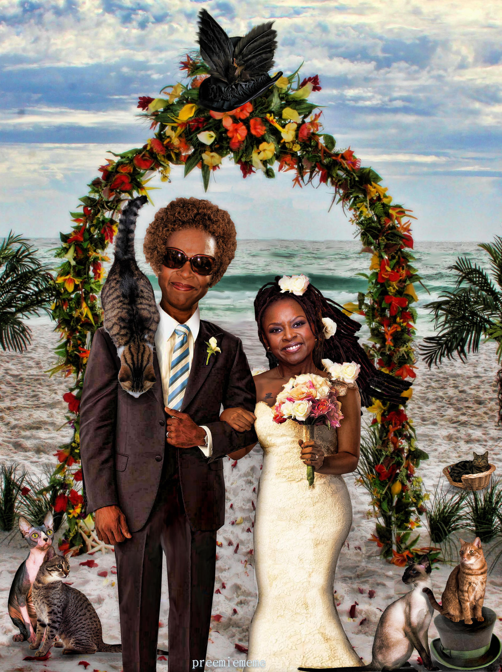 robin quivers gets married by preemiememe on DeviantArt