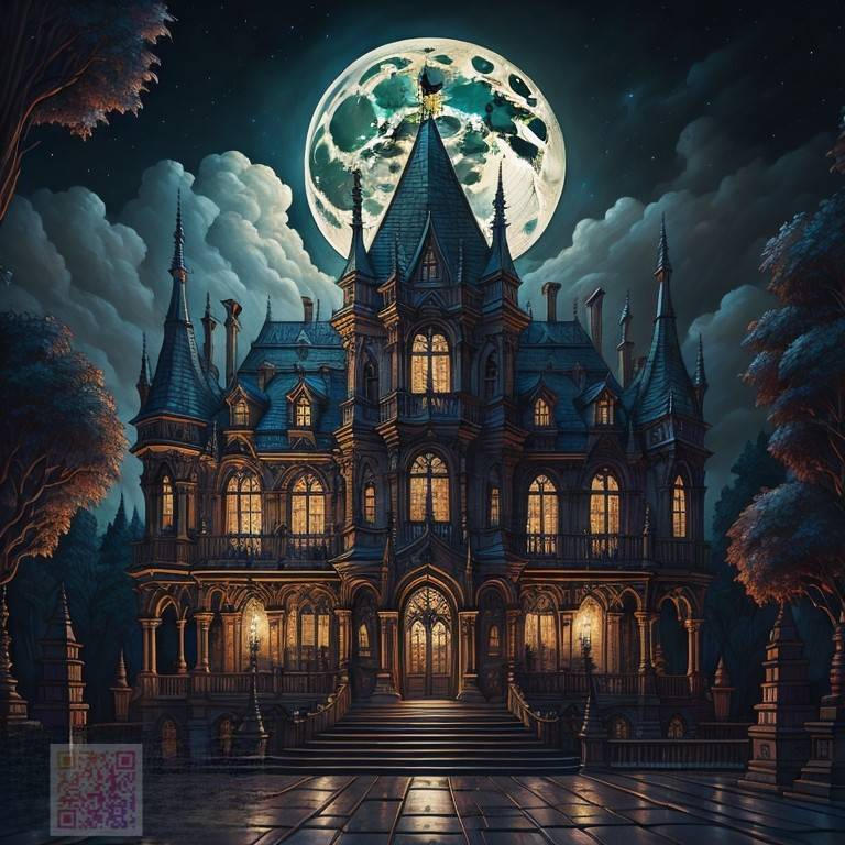 Gothic mansion by necroslyph on DeviantArt