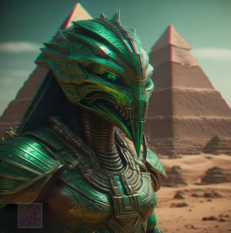 Predator Pyramid Inverse Predator building of the pyramids 3D anaglyph by necroslyph on DeviantArt