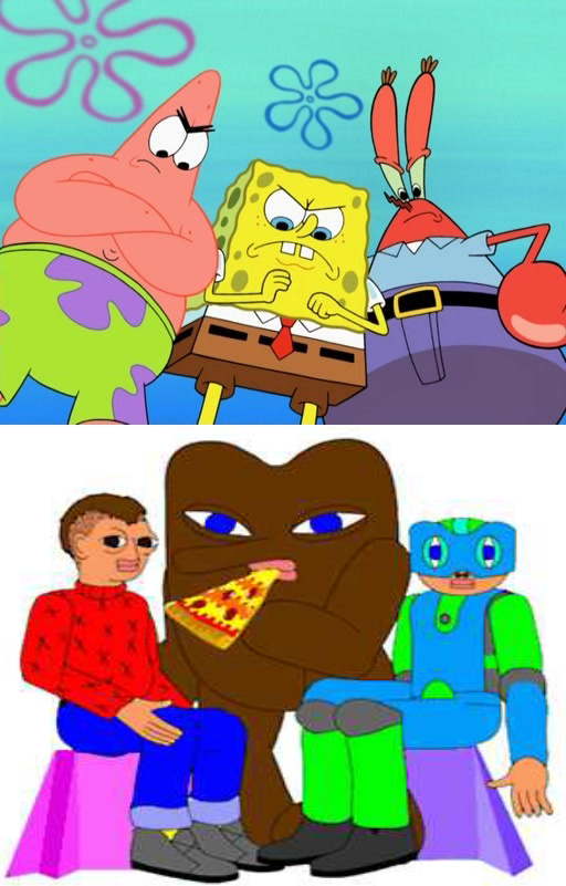 SB, Patrick and Mr. Krabs vs The Problem Solverz by bnyn1247arts on ...