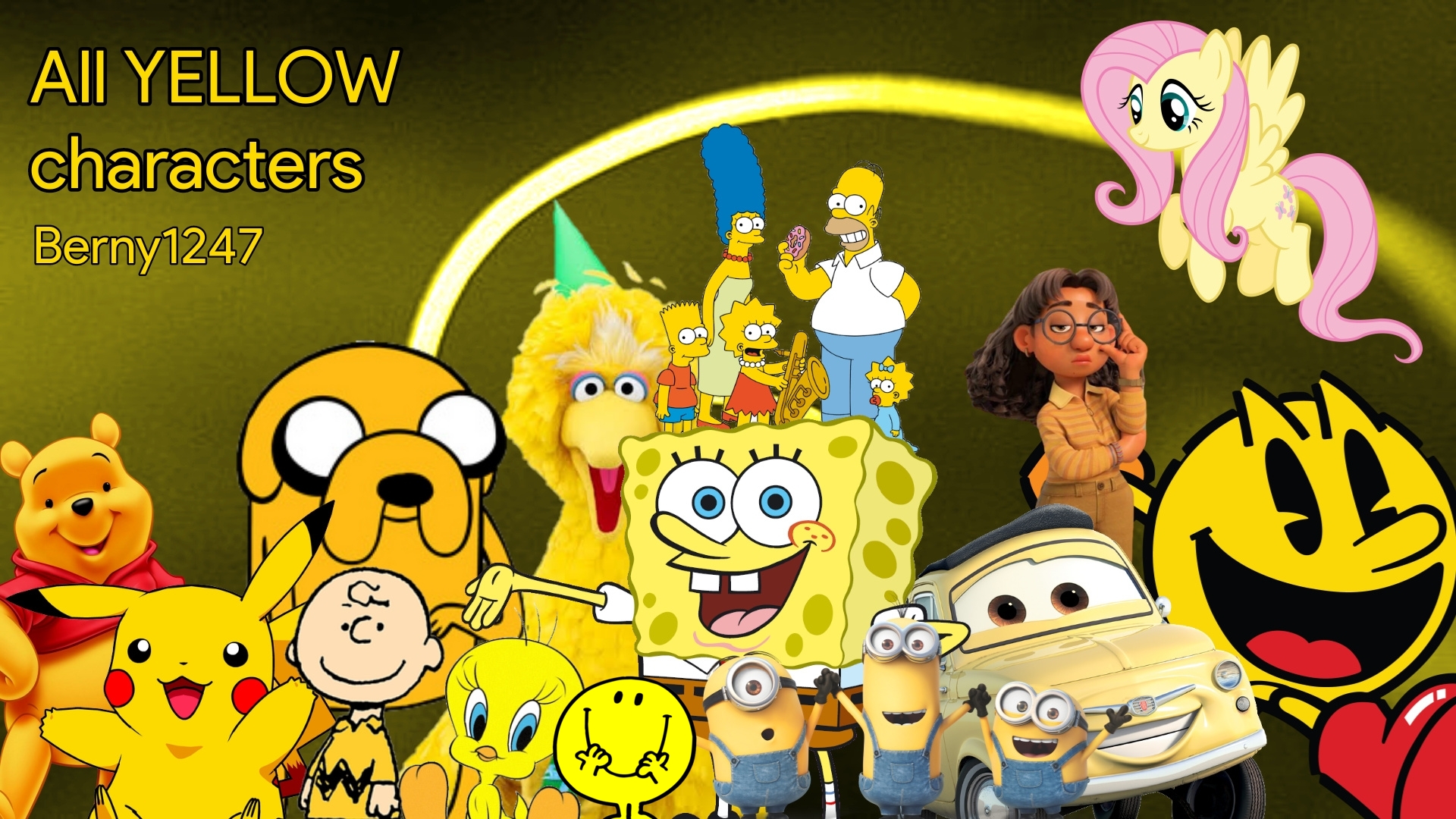 All of the Yellow characters by bnyn1247arts on DeviantArt